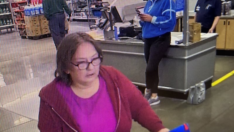 One of the suspects in the larceny of the Walmart