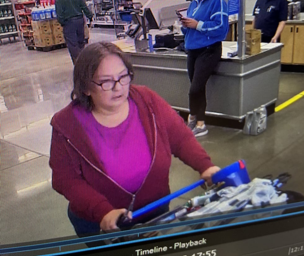 One of the suspects in the larceny of the Walmart