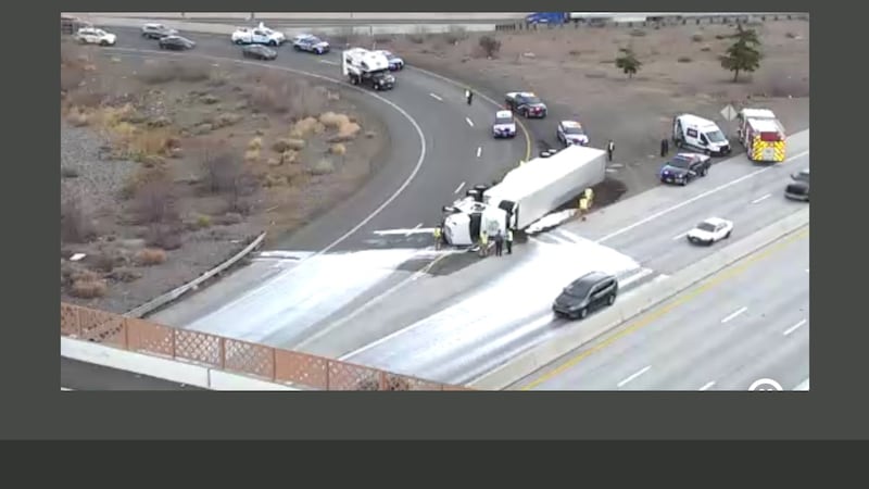 The crash happened Wednesday morning