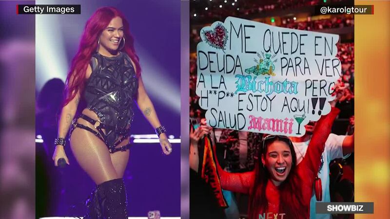 Karol G agradecio a todos los fans que se esfuerzan por asistir a los conciertos de su gira...