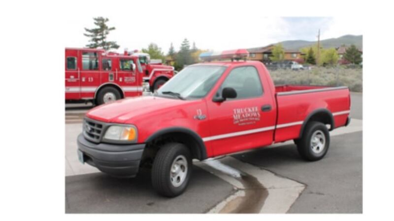 A photo of the stolen TMFPD truck