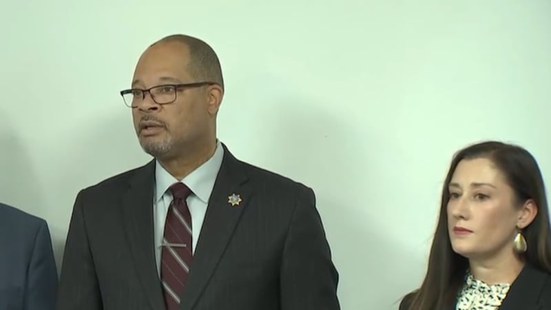 Nevada Attorney General Aaron Ford held a press conference announcing approximately how $7...