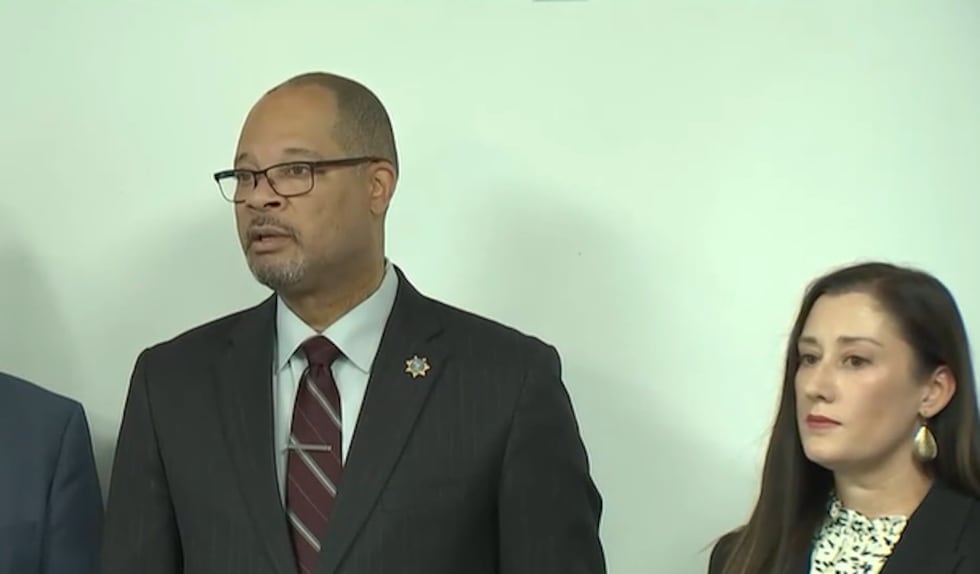 Nevada Attorney General Aaron Ford held a press conference announcing approximately how $7...