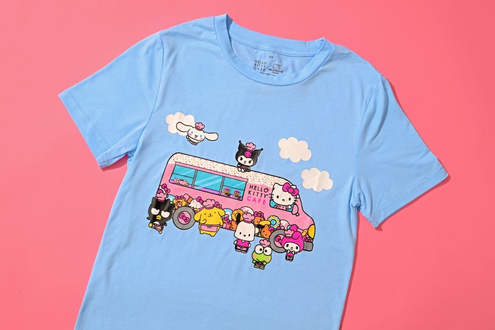 New Hello Kitty Cafe t-shirts.