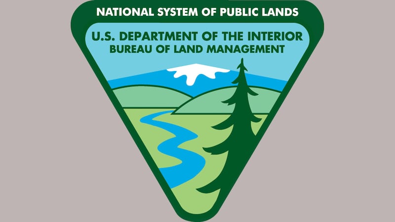 Bureau of Land Management (BLM) logo.