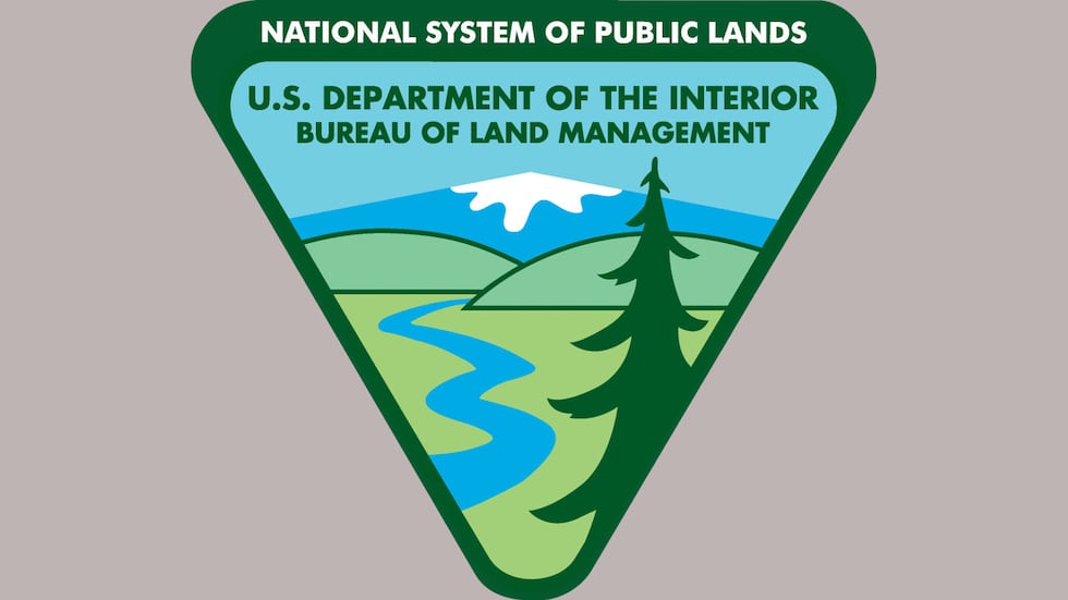 Bureau of Land Management (BLM) logo.