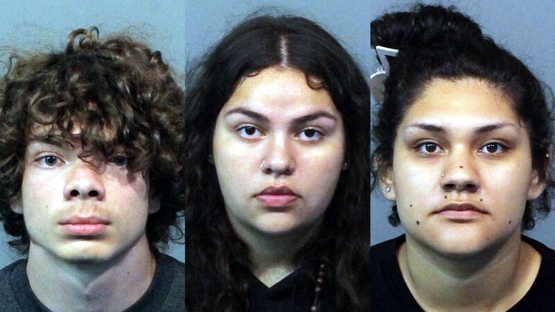 From left to right: Julien Andrew Cohenour , Lidia Kassandra Lomas. and Jazmin Ruiz Lopez.