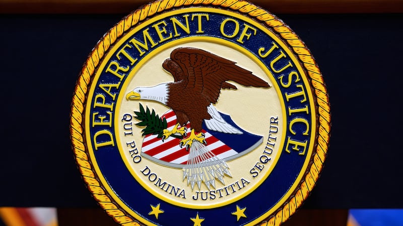 El logotipo del Departamento de Justicia de EE. UU.