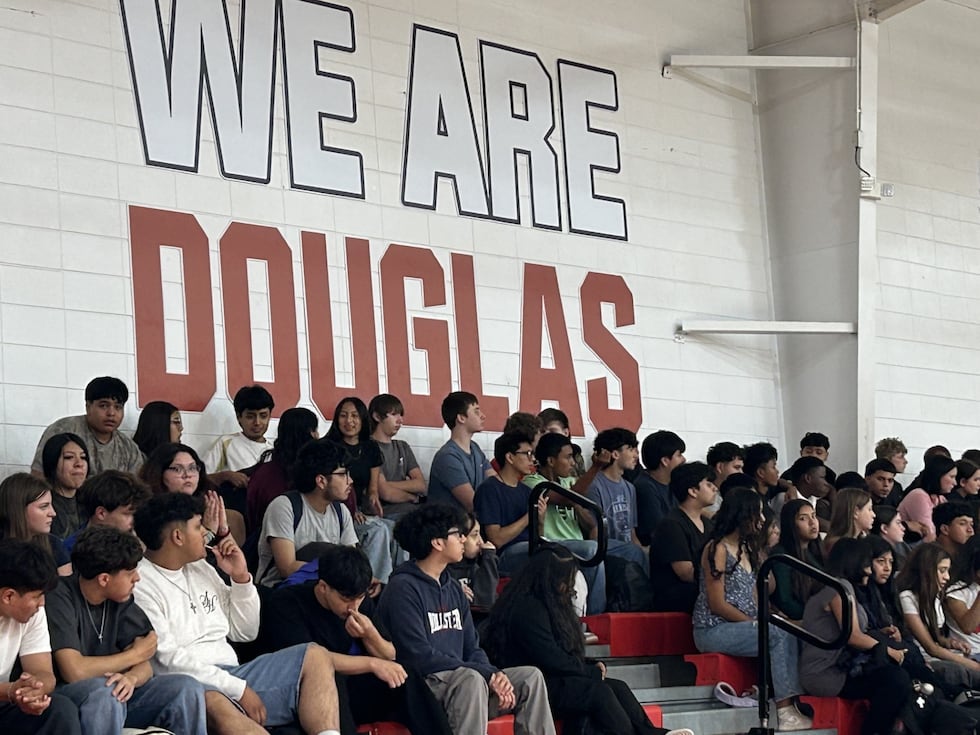 More than 250 students from Douglas High School paid tribute to Branson Peppers, a teen from a...