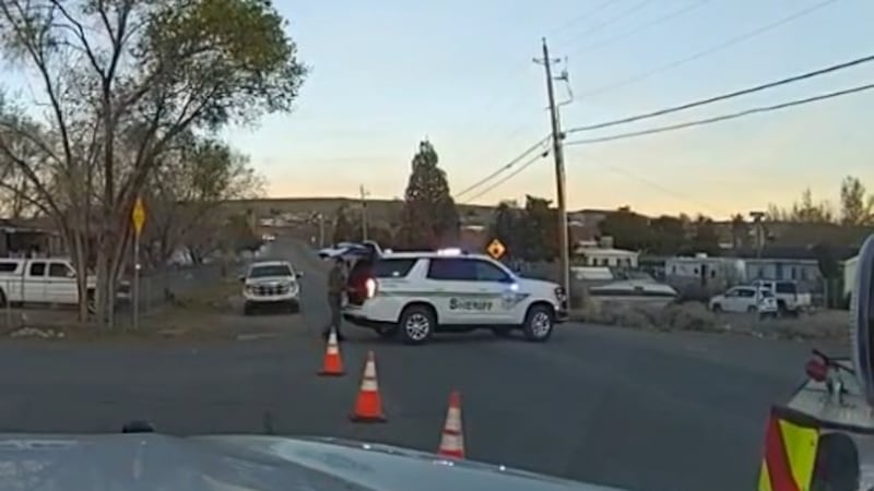 Un motorista fue trasladado al hospital.