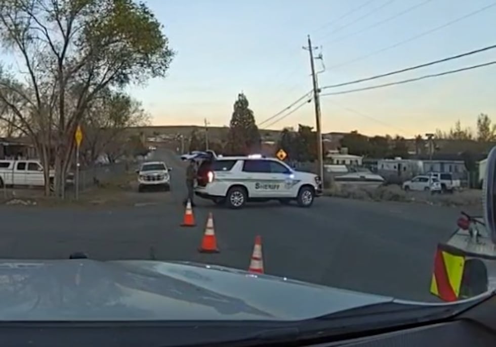 Un motorista fue trasladado al hospital.