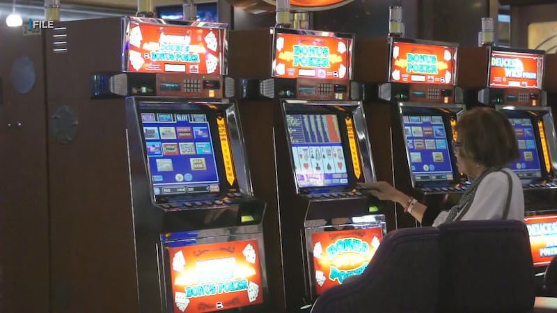 File photo of slot machines