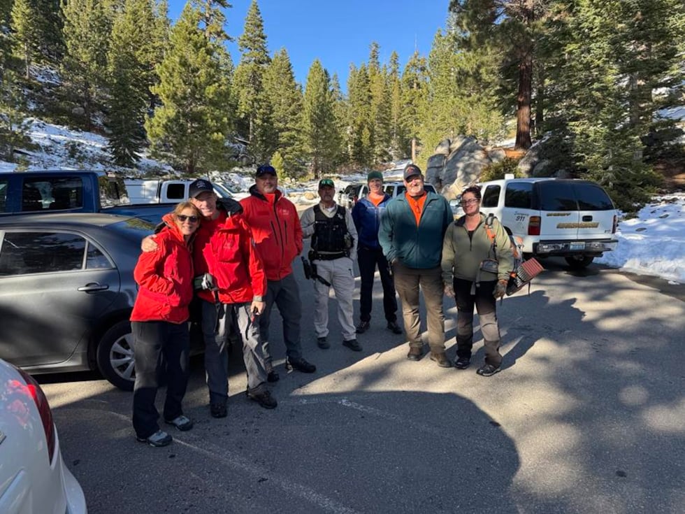 El senderista fue rescatado el domingo.