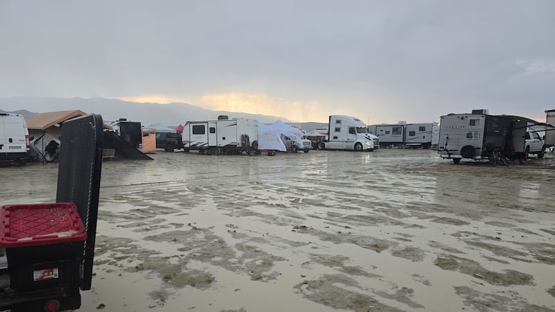 Burning Man participants are dealing with a variety of elements including the R-14 Buffalo...