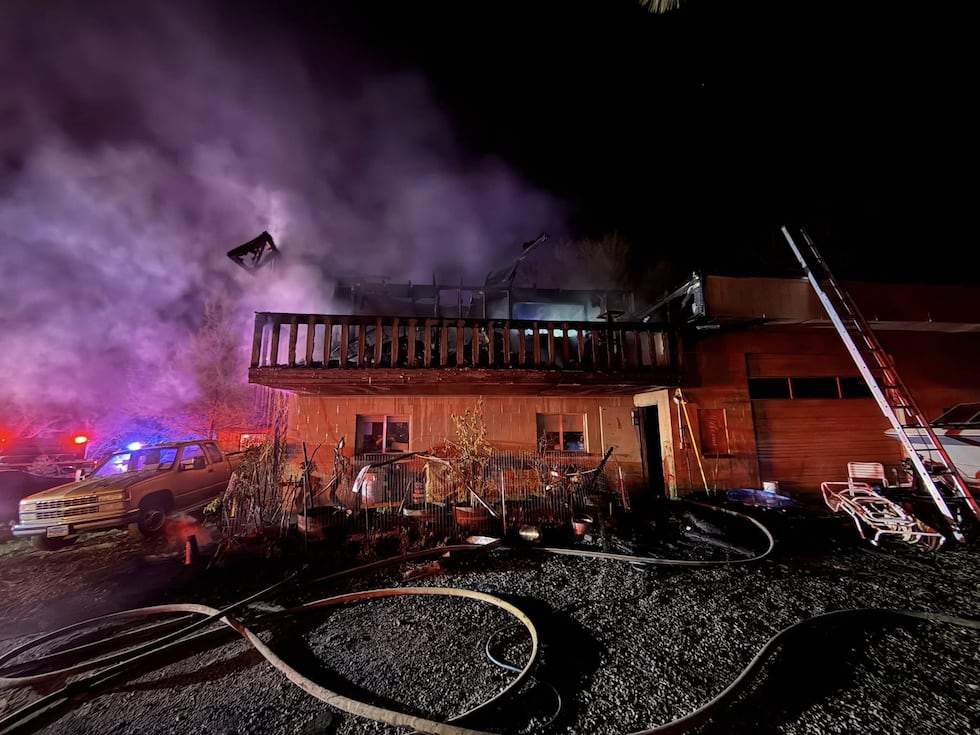 One person was displaced in the fire