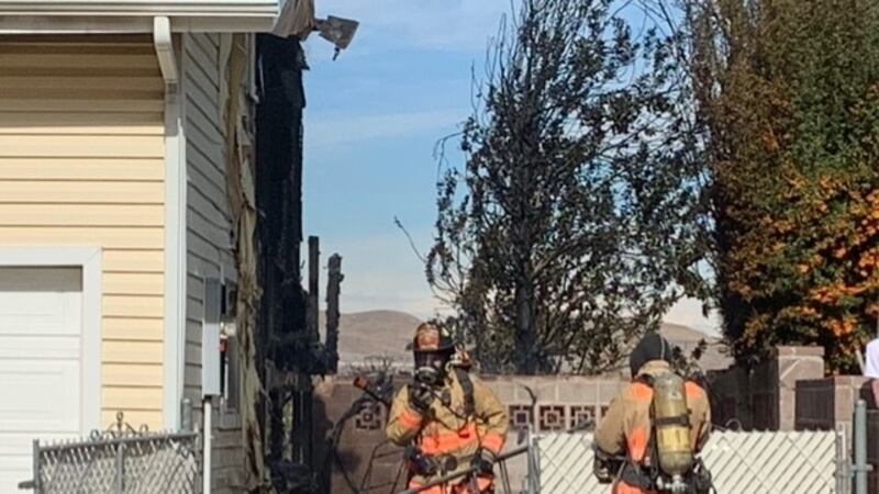 Crews knocked down the fire just before noon on Friday