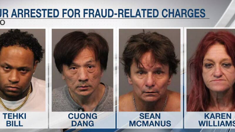 Four Reno residents have been arrested on fraud related charges