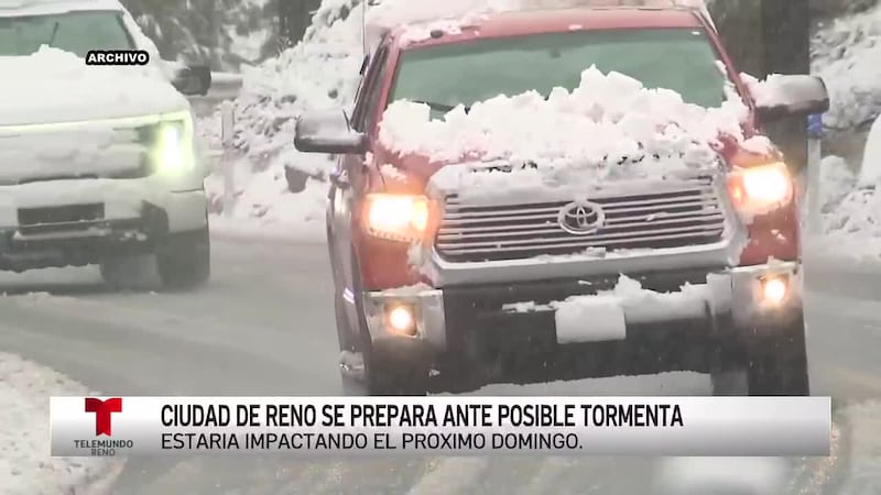 La ciudad de Reno despliega equipos de mantenimiento de calles para prepararse para la tormenta
